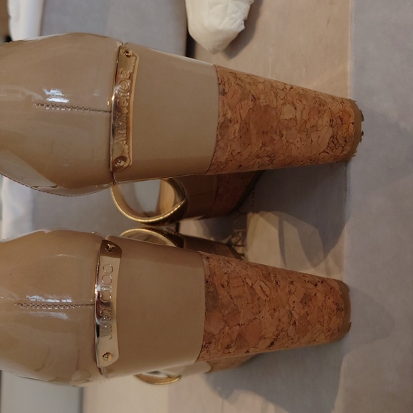 Jimmy Choo espadrille sandal mixed metallic sz 36 - Picture 6 of 11